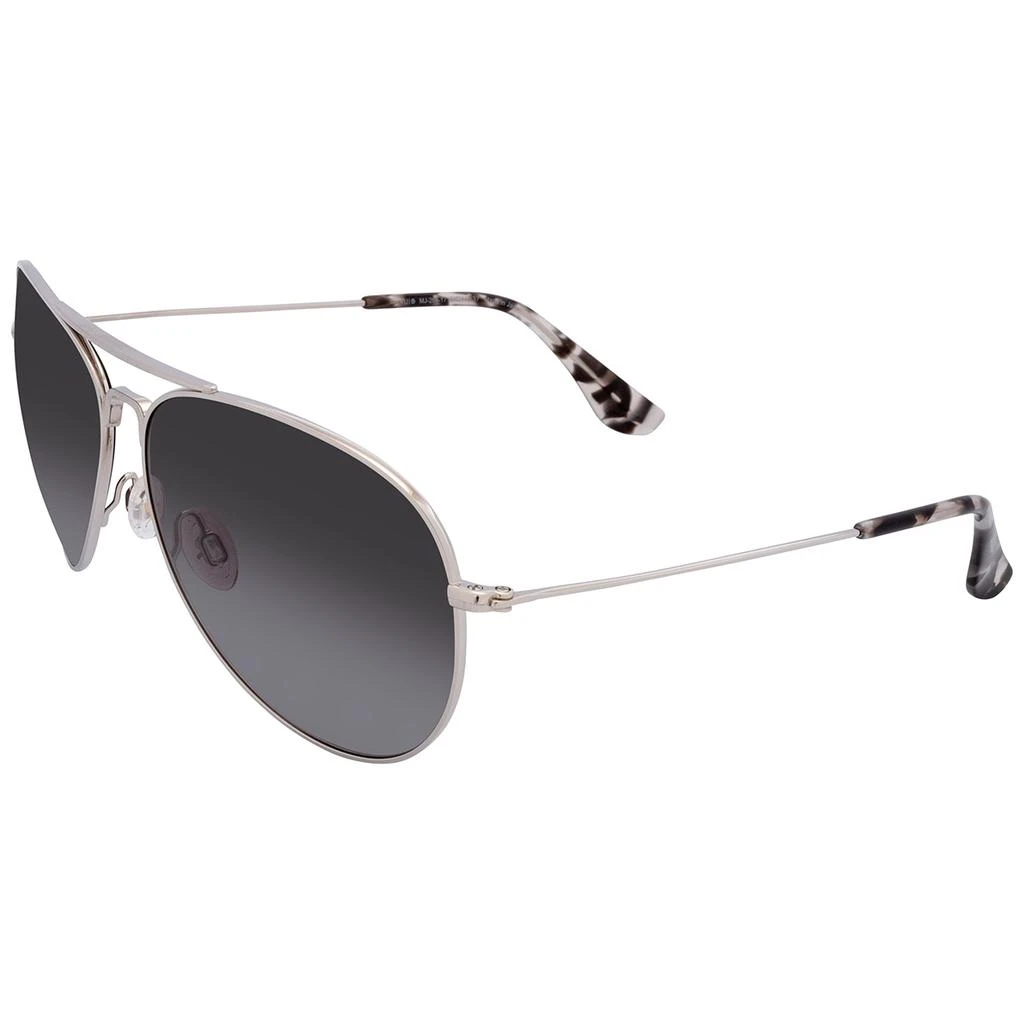 Maui Jim Maui Jim Mavericks Neutral Grey Pilot Unisex Sunglasses GS264-17 61 3