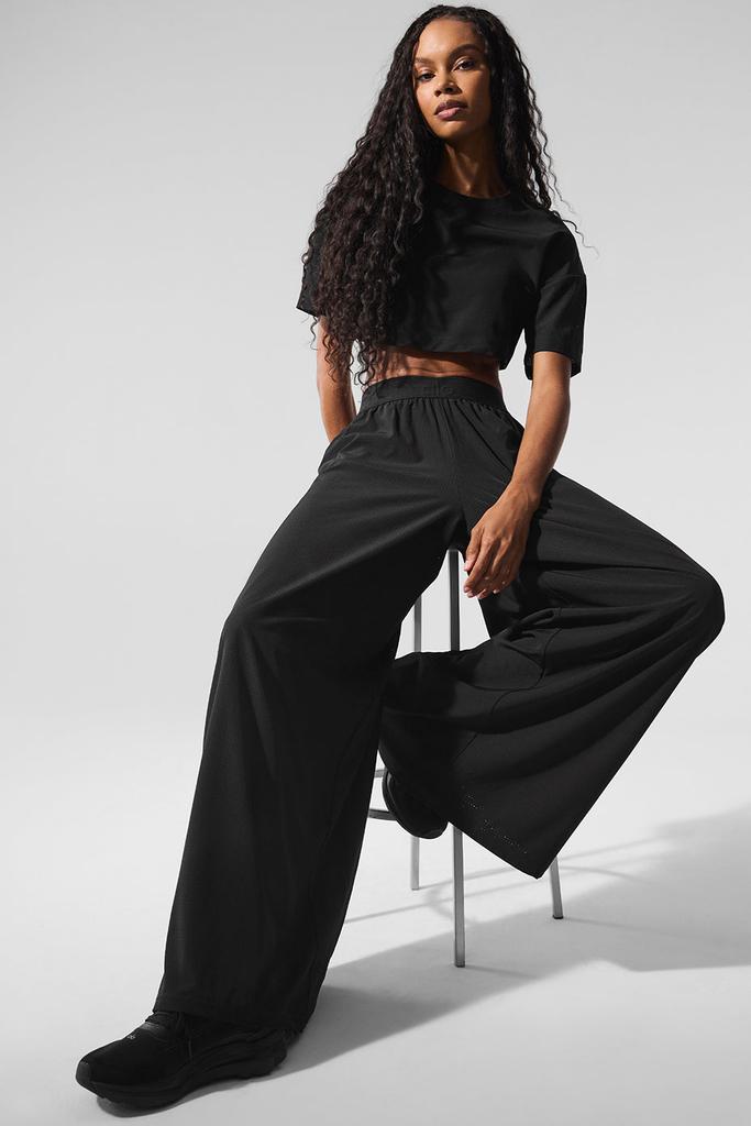 Alo Mesh Mirage Trouser - Black
