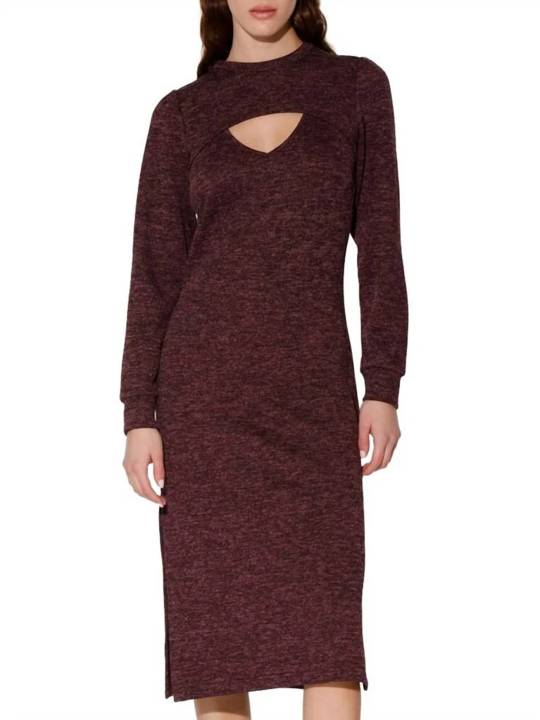 brown off the shoulder knit dress Off The Shoulder Knit Dress Black / Large