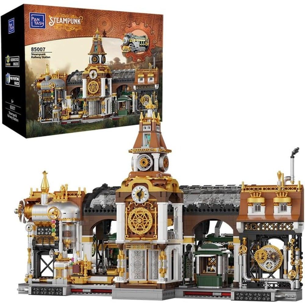 undefined Original-Steampunk Series Construction Set Steampunk Railway Station 36 cm