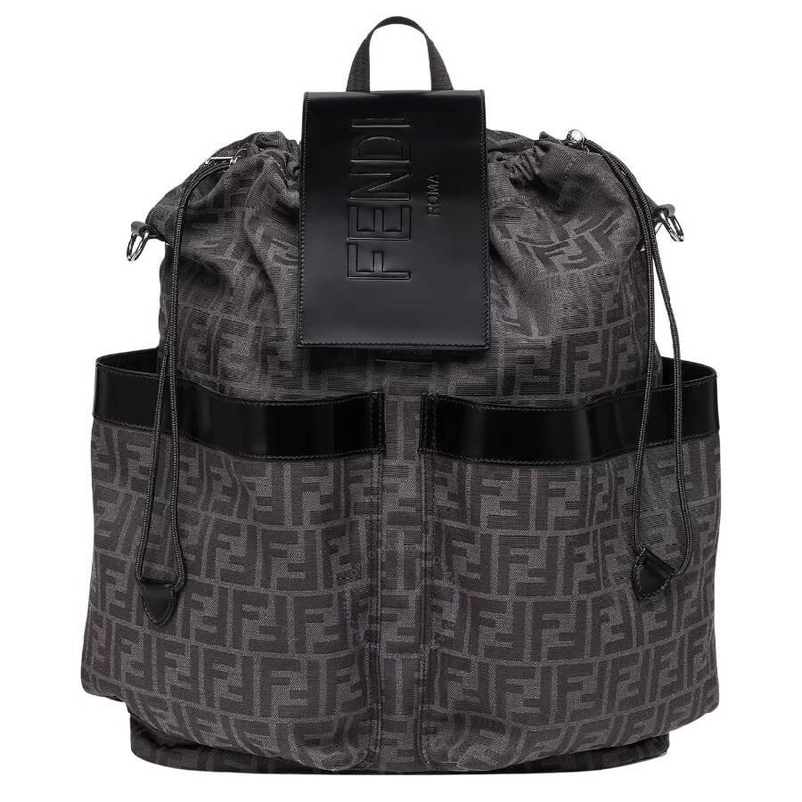Fendi Fendi Chiodo Small Fendi Diagonal - Backpacks - Free