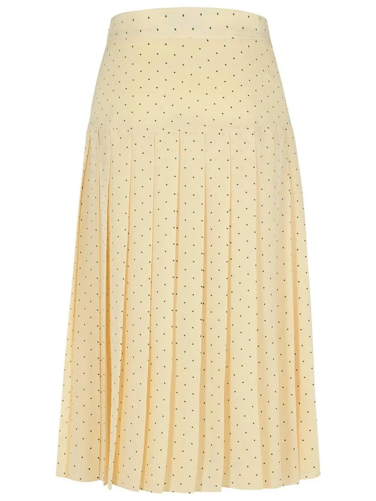 Alessandra Rich Alessandra Rich Polka Dot Pattern Pleated Skirt 2