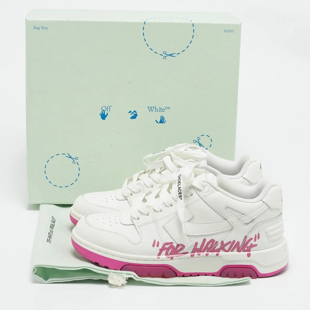 Off-White Off-White White Leather Out Of Office Sneakers Size 38 9