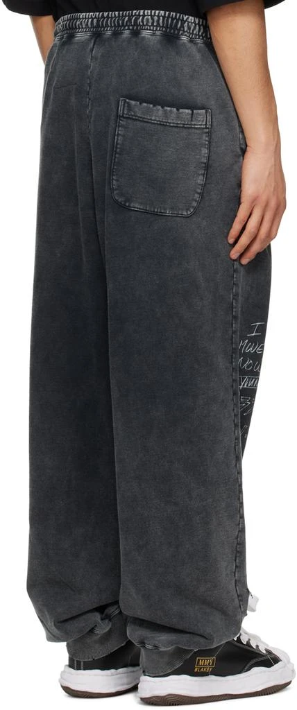 Maison MIHARA YASUHIRO Black Bleached Sweatpants 3
