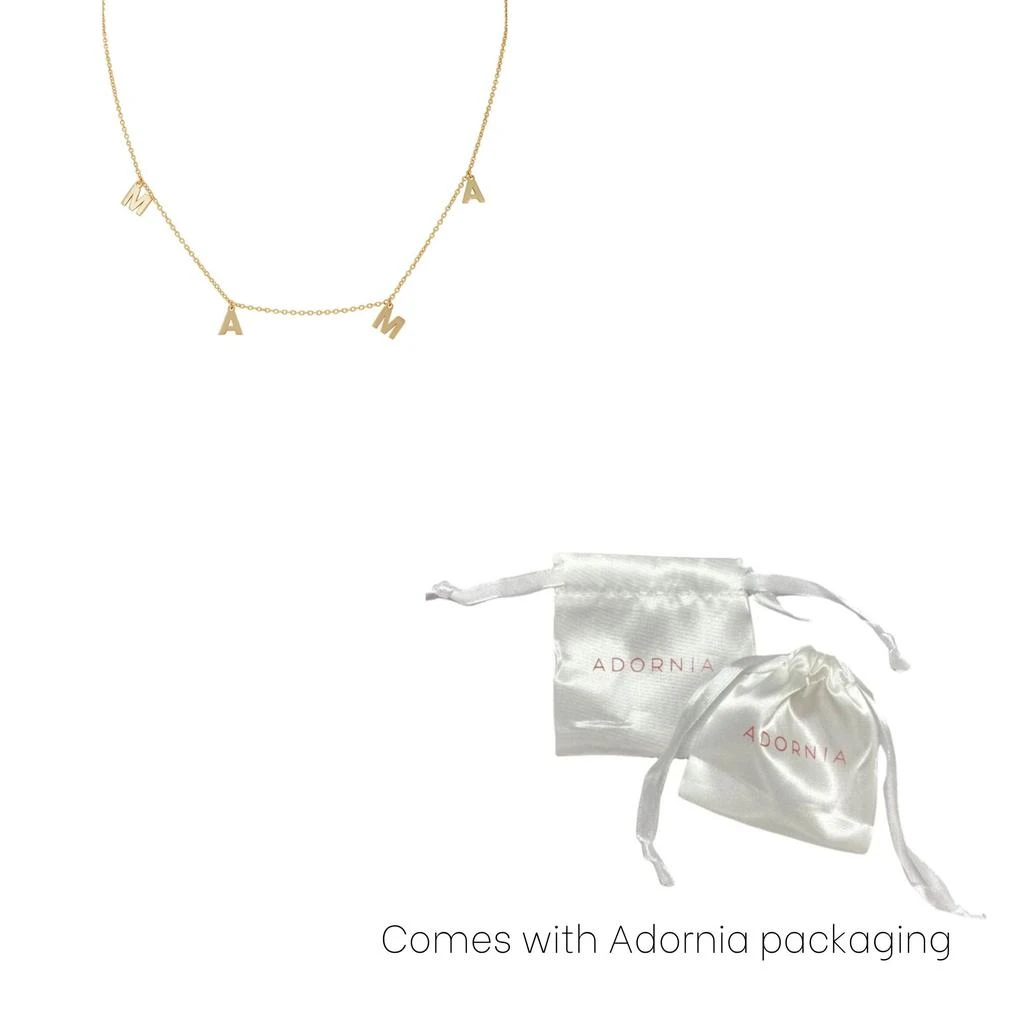 ADORNIA Mama Neckalce gold 4