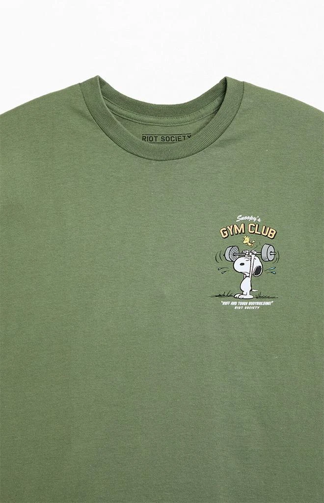 Riot Society Snoopy
s Gym Club T-Shirt 3