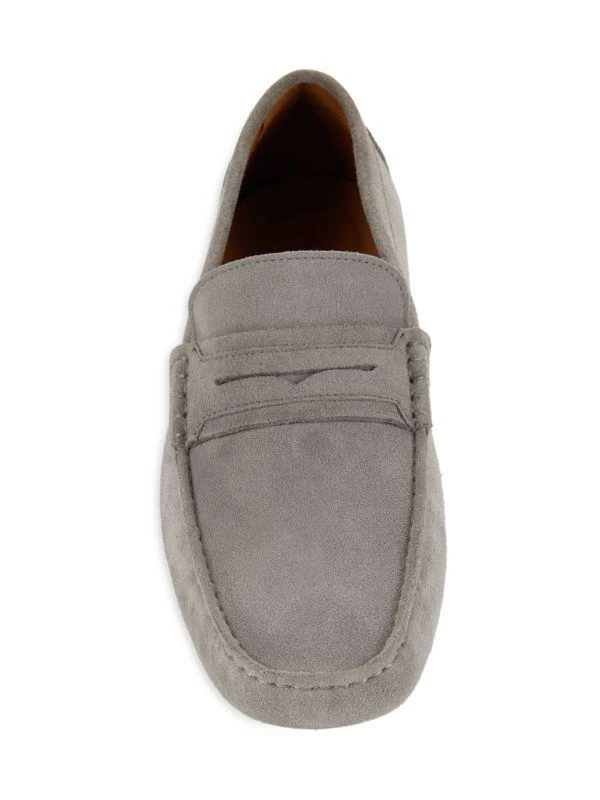 Allen Edmonds Lewis Suede Driving Penny Loafers 5