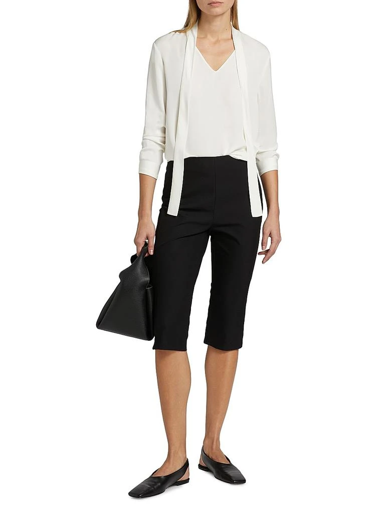 Theory Silk Tie-Neck Blouse 2