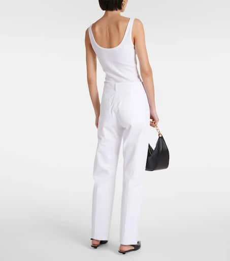 Valentino Low-rise cotton slim pants 3