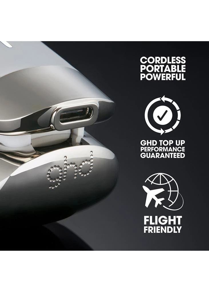 ghd Unplugged Hair Straightener in Matte White 3