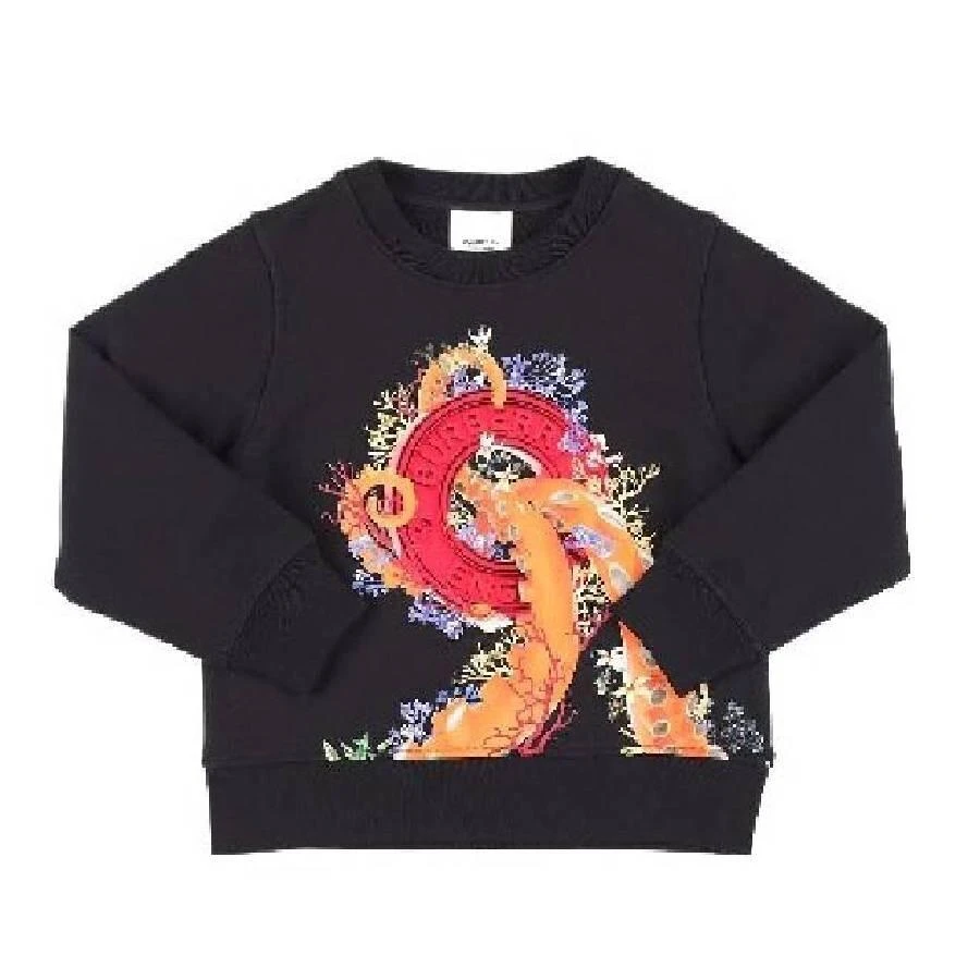 Burberry Kids Coral Graphic Logo Sweatshirt 3