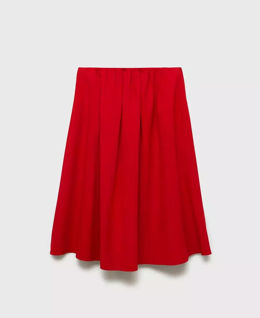 Mango Women's Gathered Waist Long Skirts 5