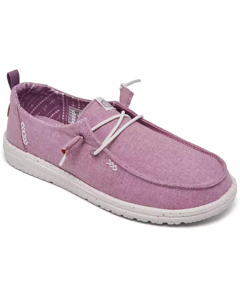 Hey Dude Women's Wendy Chambray Casual Sneakers from Finish Line 1