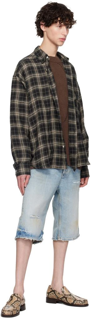 HOPE Brown Cracked Sweater 4