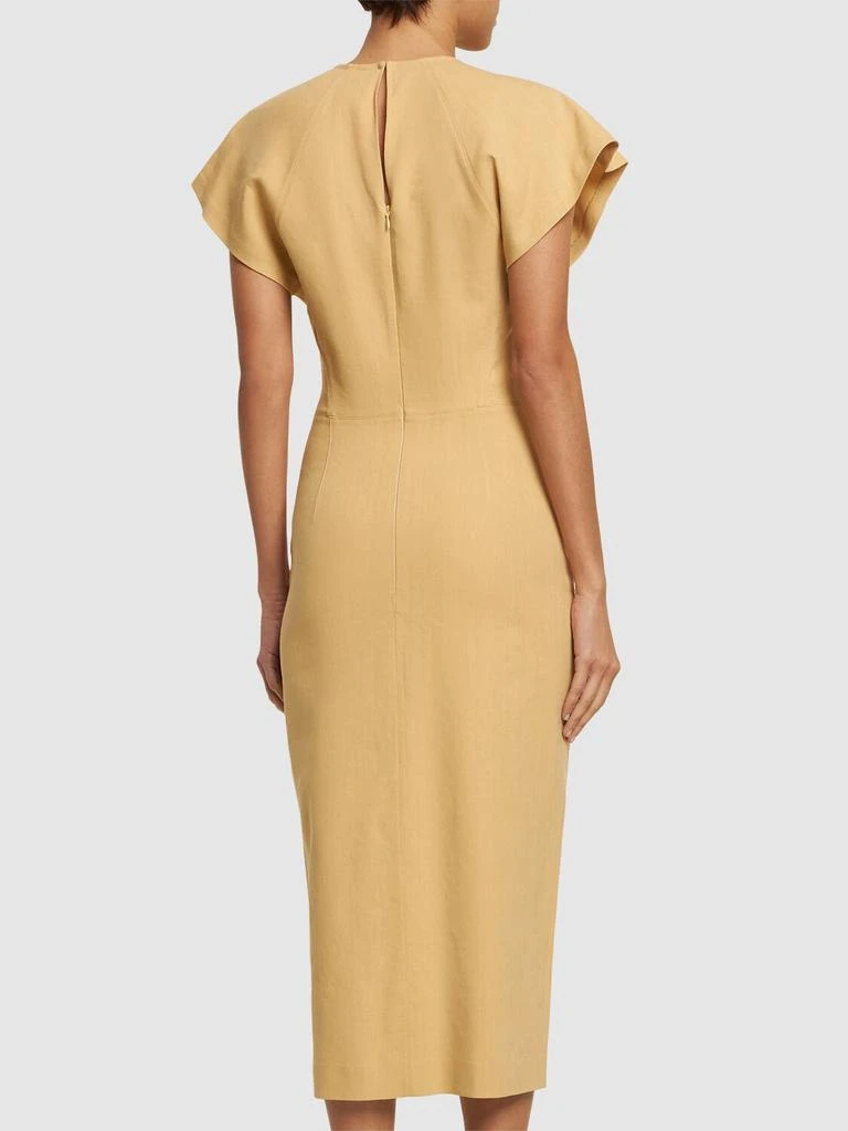 Isabel Marant Mirna Hemp Blend Midi Dress 2