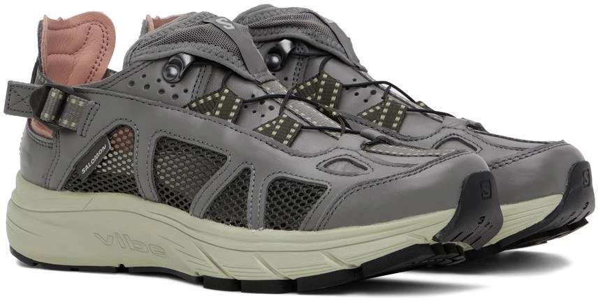 Salomon Gray Techsonic Sneakers 4