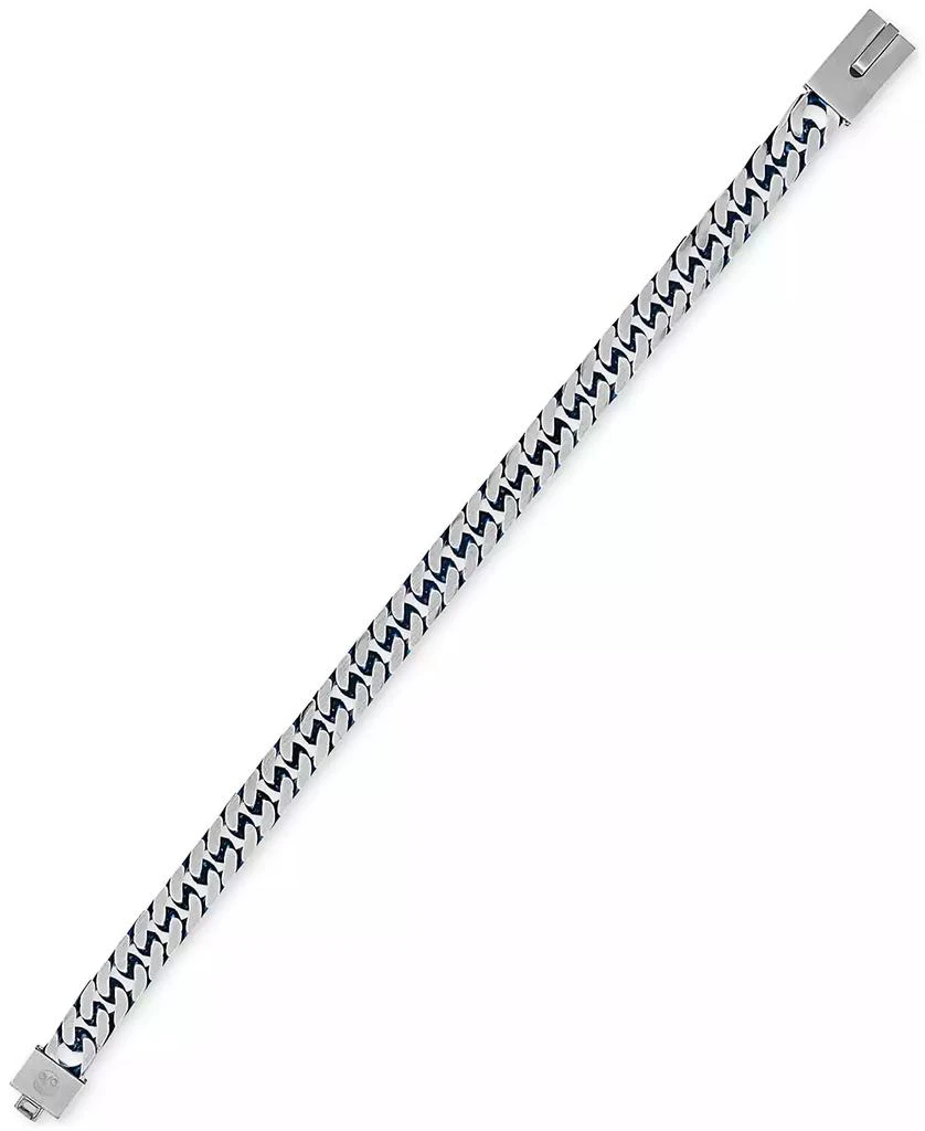 Esquire Men's Jewelry Two-Toned Curb Link Chain Bracelet, Exclusively for Macy's 7