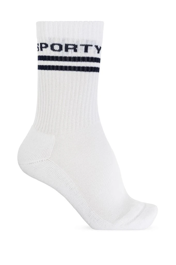 Sporty & Rich Socks with logo 1