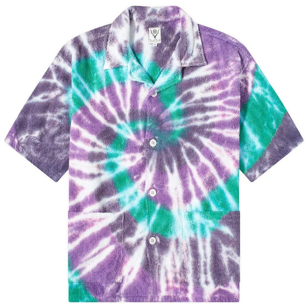 South2 West8 South2 West8 Tie Dye Cabana Shirt 1