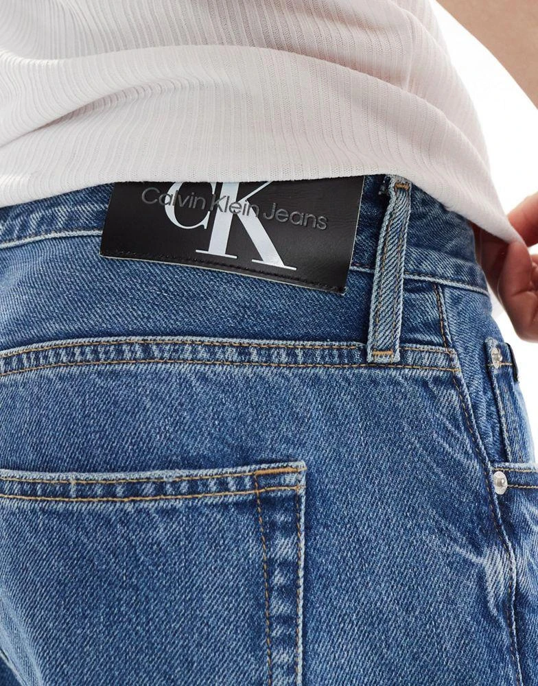 Calvin Klein Calvin Klein Jeans loose straight jeans in dark wash 2