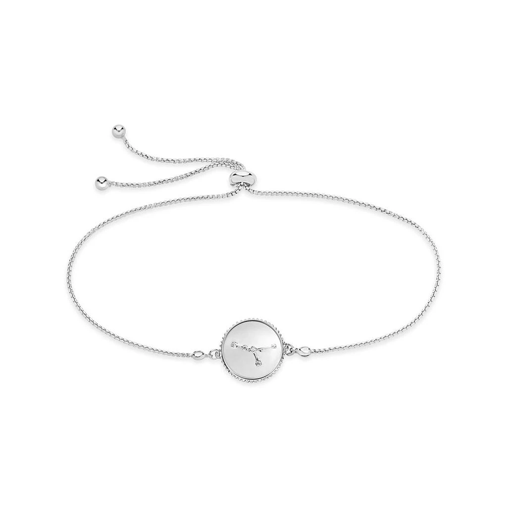 Sterling Forever Sterling Silver Constellation Disk Bolo Bracelet 3