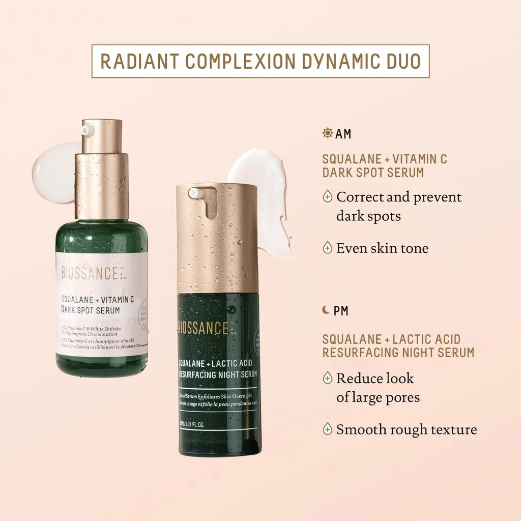 BIOSSANCE Squalane + Vitamin C Dark Spot Serum 9
