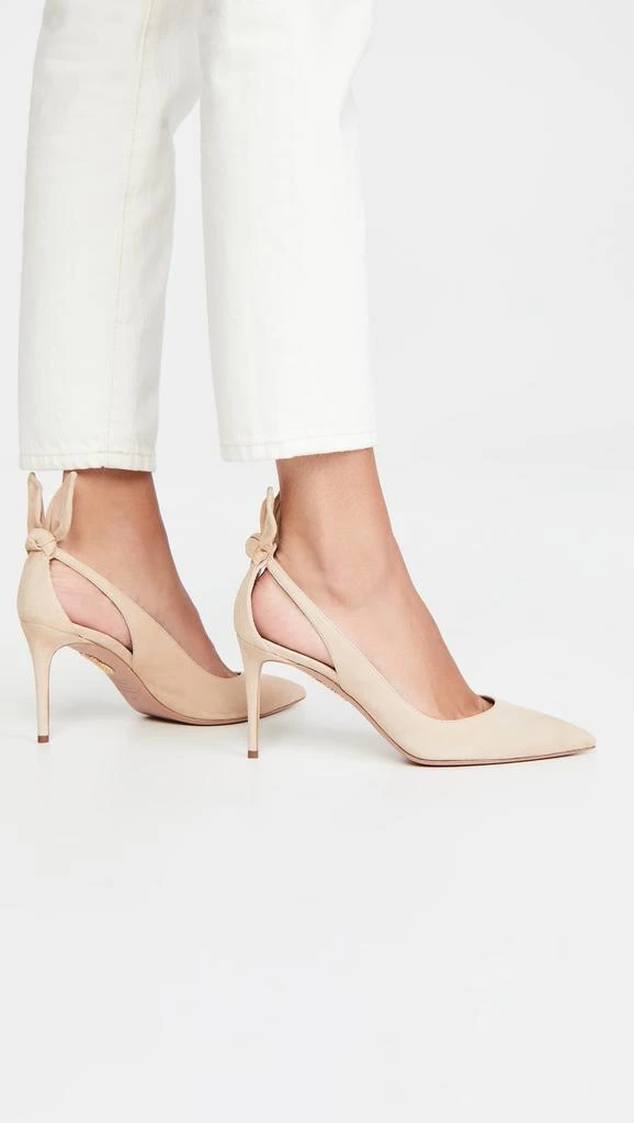 Aquazzura 85mm Bow Tie Pumps 2