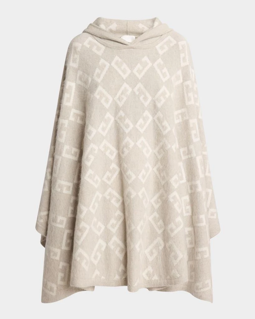 Givenchy 4G Cashmere Hooded Poncho 1