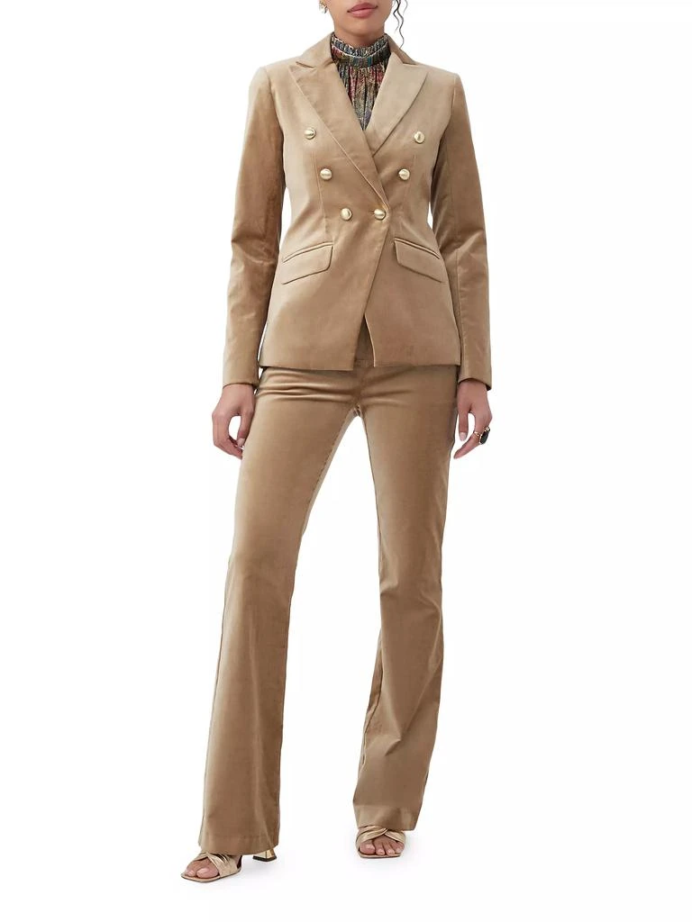 Trina Turk Westport Cotton-Blend Straight-Leg Pants 2