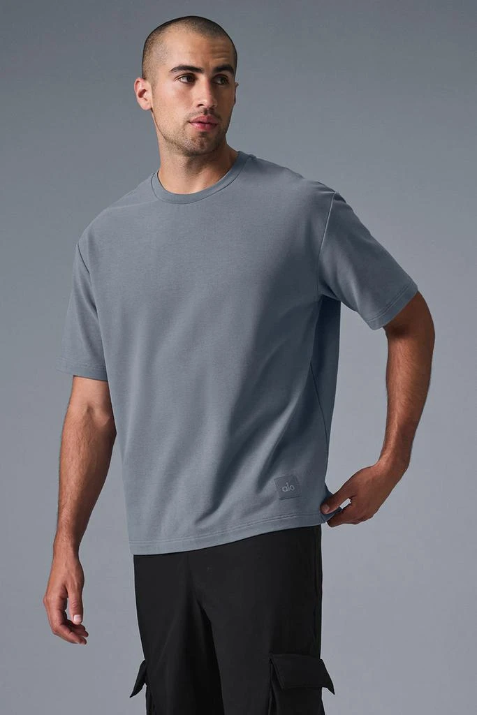 Alo Double Take Short Sleeve - Steel Grey 1