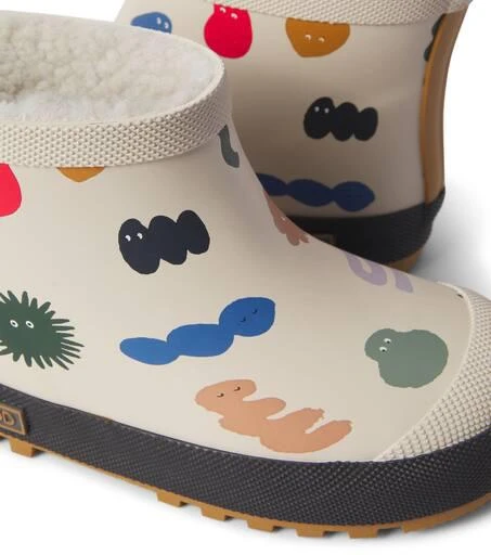 Liewood Jesse faux shearling-lined rain boots 4