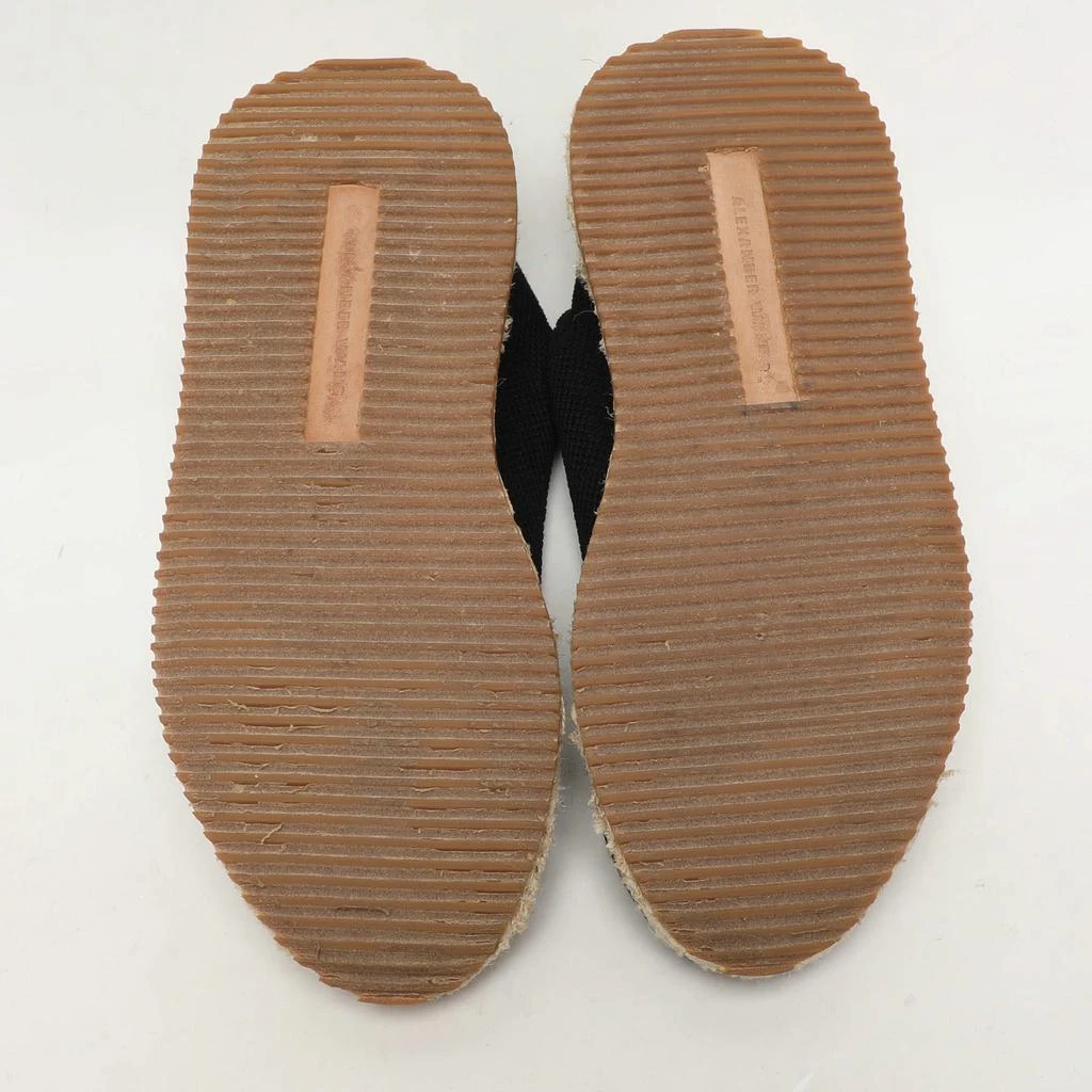 Alexander Wang Alexander Wang Black Knit Fabric Dylan Espadrille Flats Size 37 6
