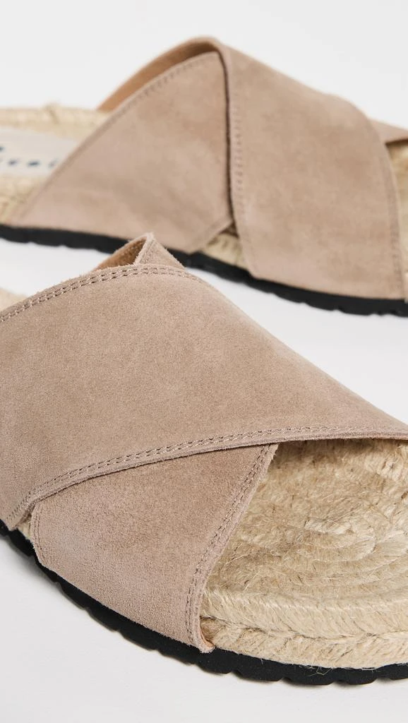 Manebi Crossed Band Espadrille Sandals 4