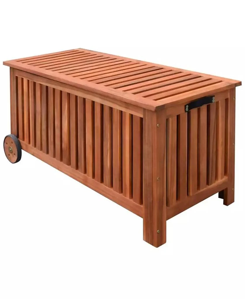 vidaXL Patio Storage Box 46"x20"x23" Wood