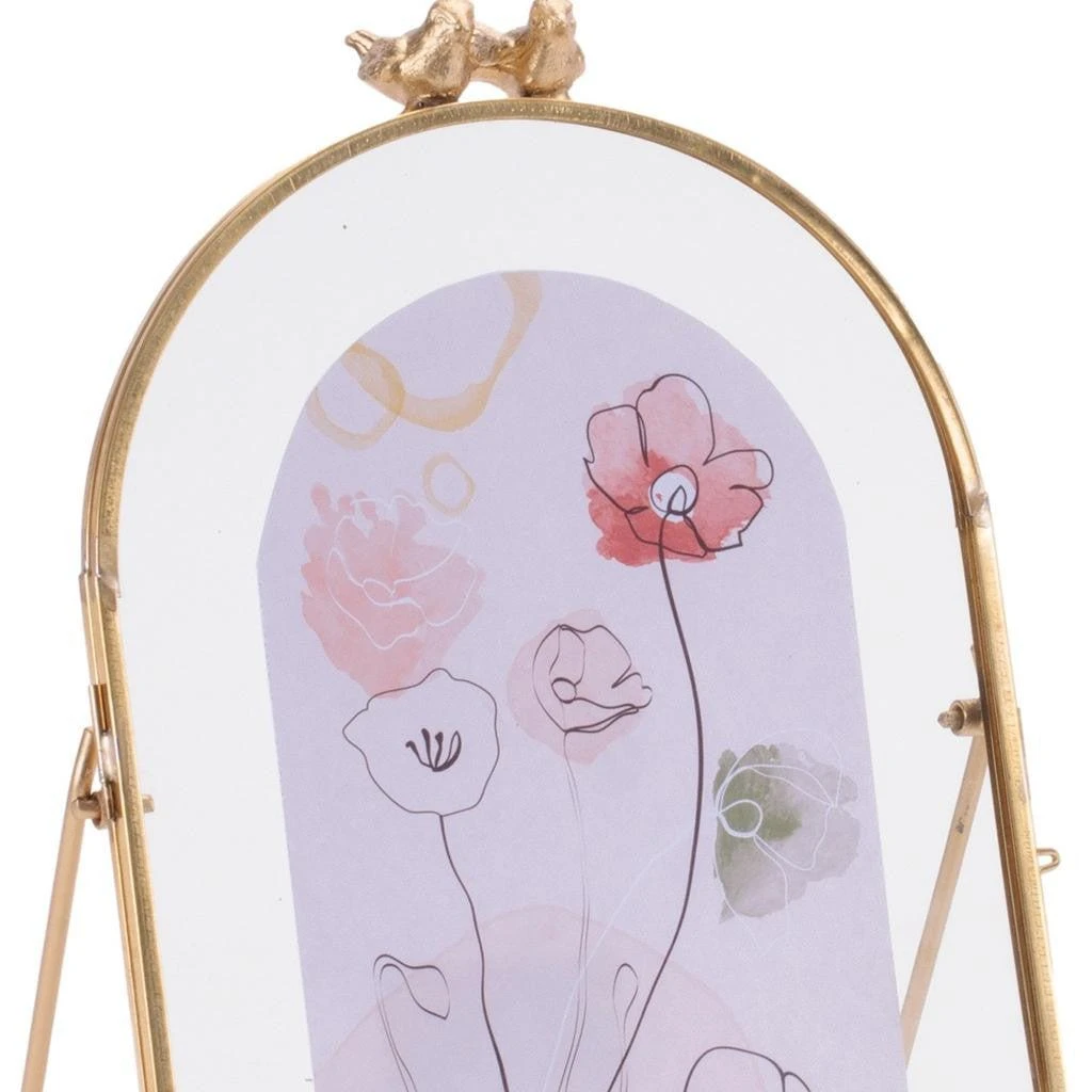 Hivvago 8" Gold Iron Tabletop Sculpture 4