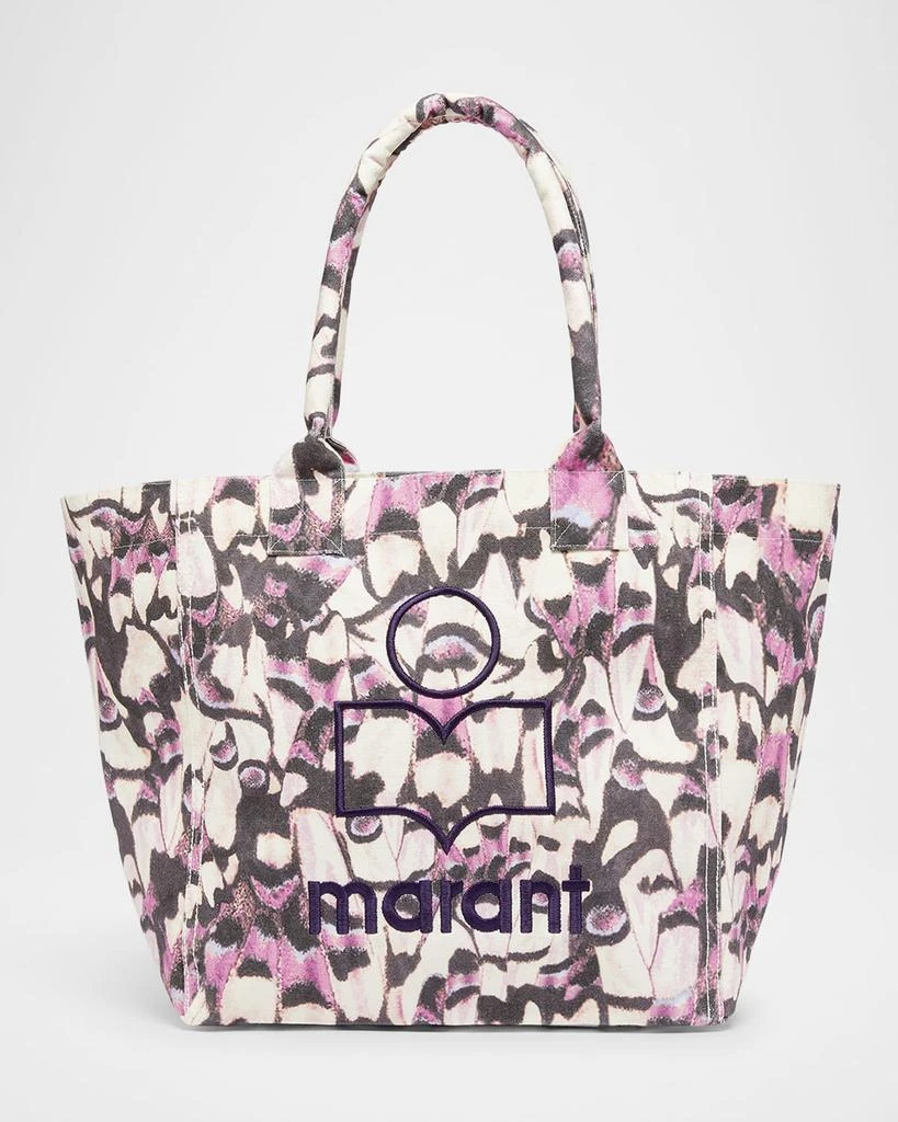 Isabel Marant Yenky Small Butterfly-Print Canvas Tote Bag 1