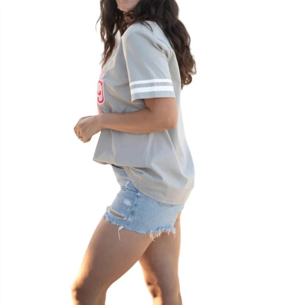 Layerz Clothing Run The Dang Ball Top In Grey 2