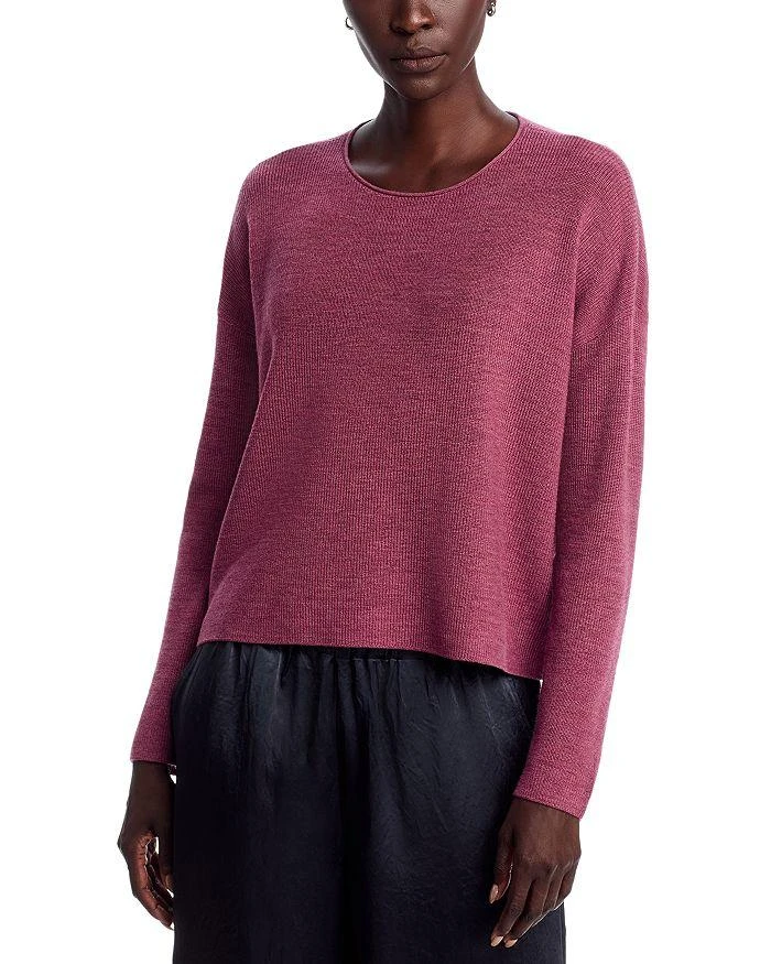 Eileen Fisher Crewneck Wool Sweater