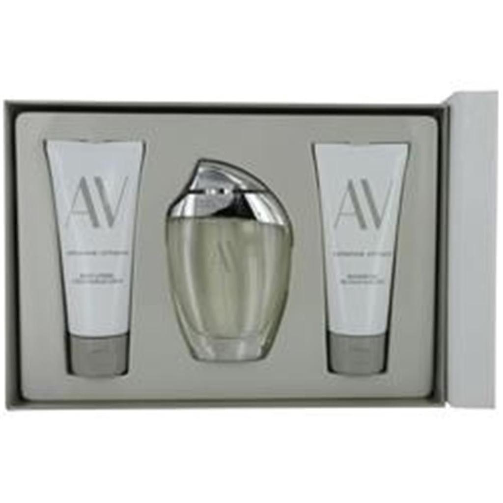 Adrienne Vittadini AV by  for Women - 3 Pc Gift Set 3oz EDP Spray 3.3oz Body Lotion 3.3oz Shower Gel