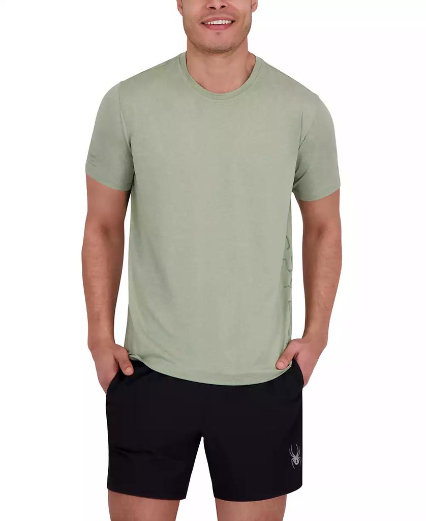 Spyder Men's Short Sleeve Drop Needle Crewneck Swim Shirt