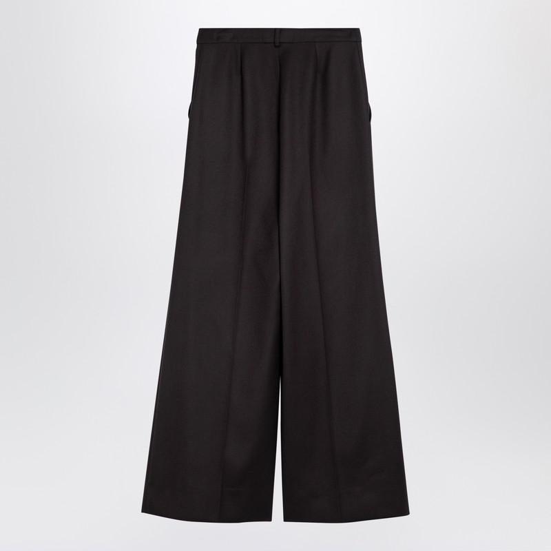 Stella McCartney Stella McCartney Dark Chocolate Wide Leg Pants In