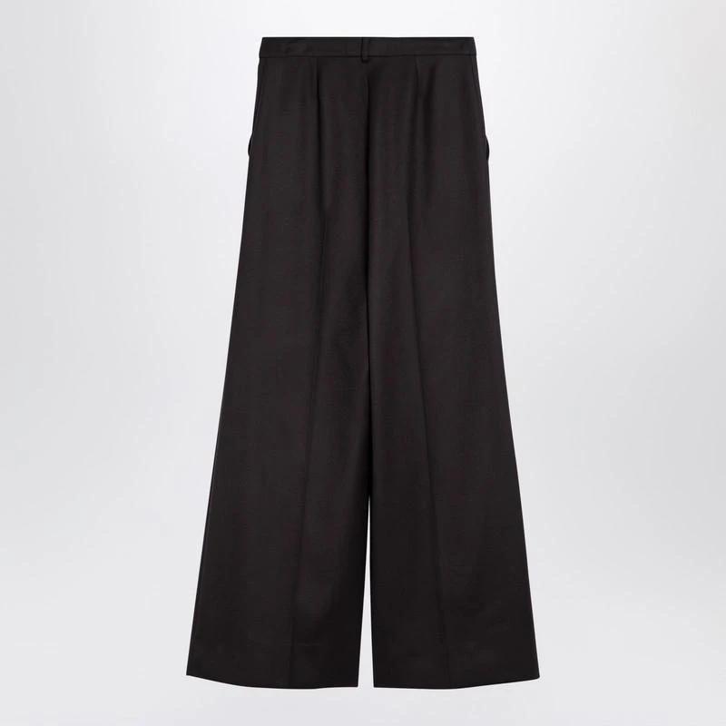Stella McCartney Stella McCartney Dark Chocolate Wide Leg Pants In 2