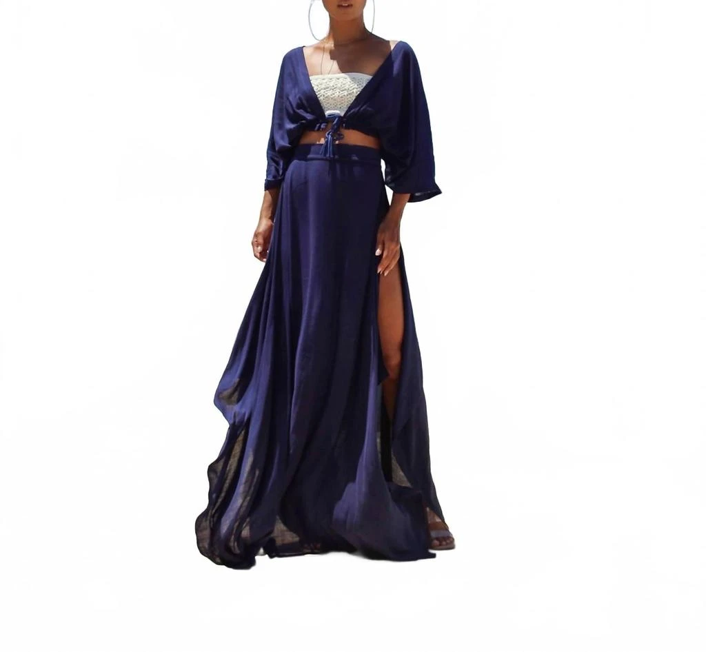 NHall Resortwear Maria Set In Navy