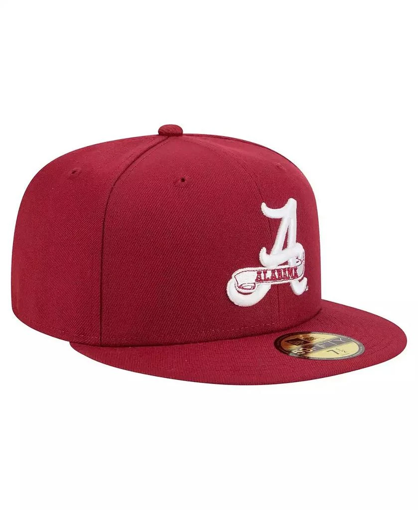 New Era Men's Crimson Alabama Crimson Tide Vault 59FIFTY Fitted Hat 3