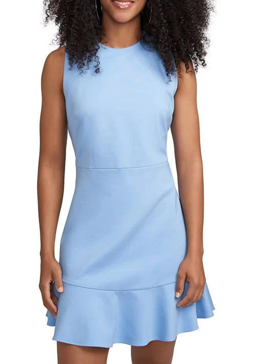 CALDWELL COLLECTION Collection Rhonda Dress With Flounce Hem 1
