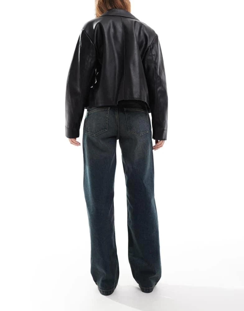 Cotton:On Cotton On low rise straight jean in rust blue 5