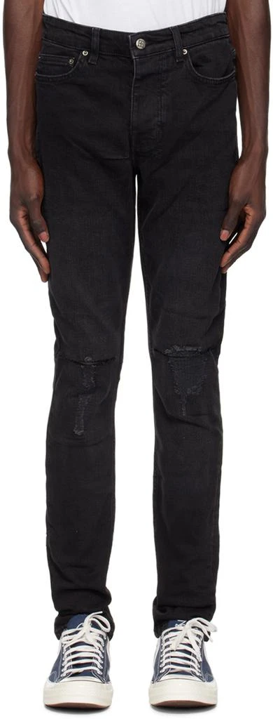 Ksubi Black Chitch Krow Krushed Jeans 1
