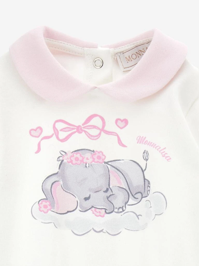 MONNALISA Monnalisa Baby Girls Dumbo Babygrow Gift Set in Ivory 6