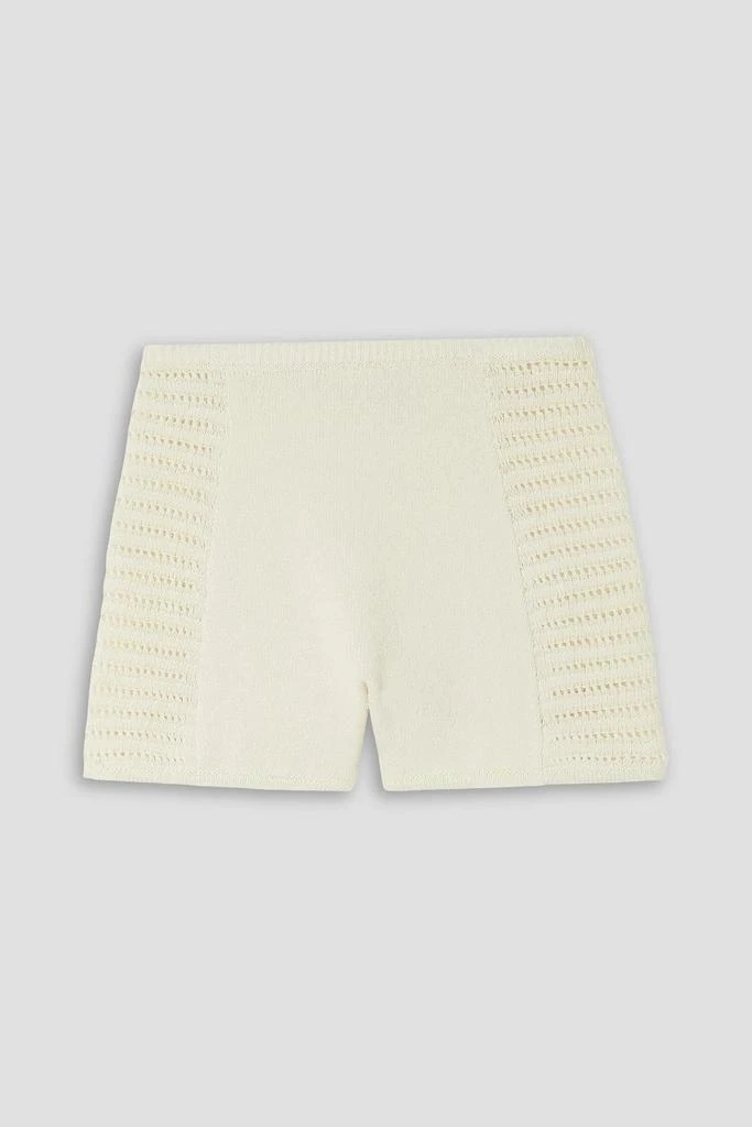 Le Kasha Kabir crocheted linen shorts 1