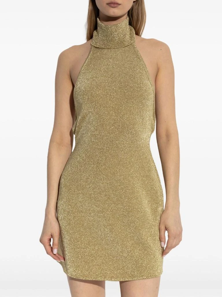 formal women's gold dress Cult Gaia Erina Knit Dress in Yellow main image 1